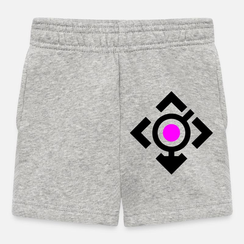 symbole LGBT - Short Bébé - gris chiné