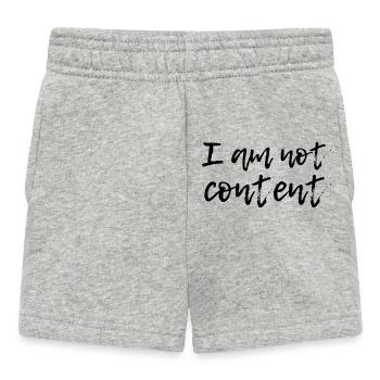 Je ne suis pas content - Script manuscrit émotionnel - Short Bébé - gris chiné - Devant