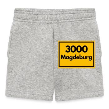 OLD POSTCODE POSTCODE RETRO 3000 MAGDEBURG OSTEN - Baby Shorts - heather grey - Front