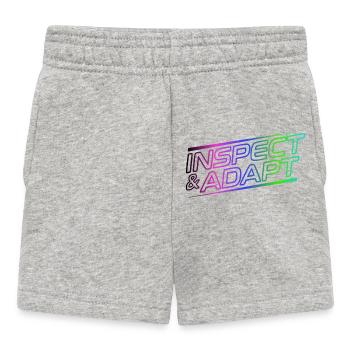 Inspect & Adapt, Agile Coach Scrum Mug - Baby Shorts - heather grey - Front