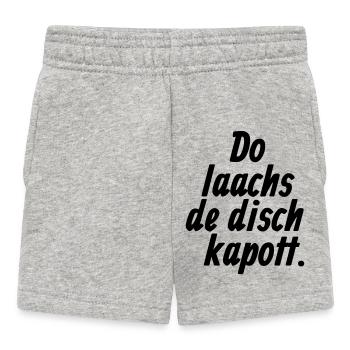 Do laachs de disch kapott - Kölsche §11 - Short Bébé - gris chiné - Devant