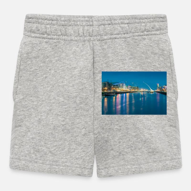 Crépuscule à Dublin - Short Bébé - gris chiné