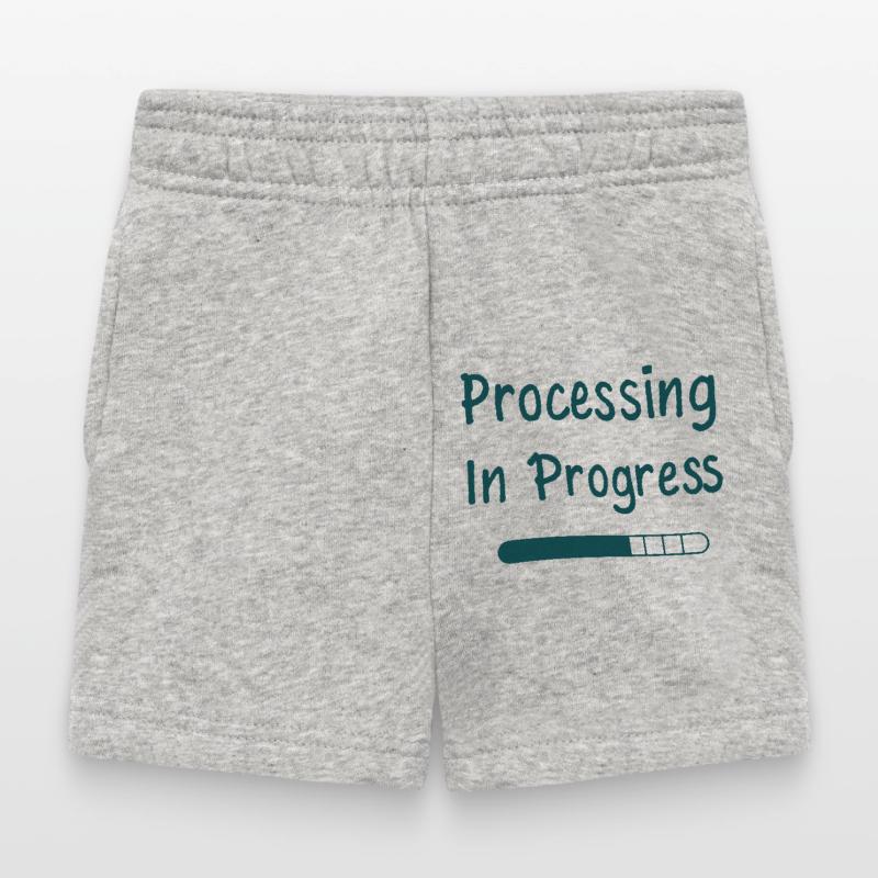 Processing In Progress Loading Bar Statement Baby Shorts