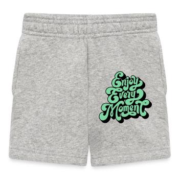 Profite de chaque instant - Short Bébé - gris chiné - Devant