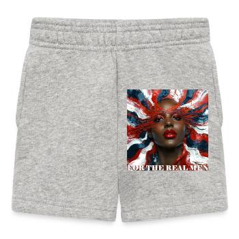 For_The_Real_Men - Baby Shorts - heather grey - Front