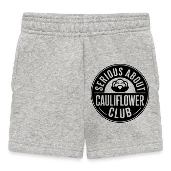 Le chou-fleur est sérieux à propos des choux-fleurs - Short Bébé - gris chiné - Devant