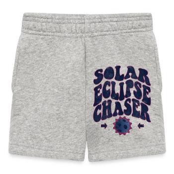 Chasseur d’éclipses solaires - Short Bébé - gris chiné - Devant