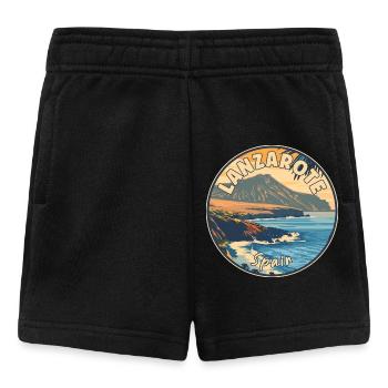 Explore Lanzarote In Spain Vintage Canary Islands - Baby Shorts - black - Front