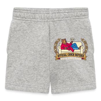 Arbitre officiel de canapé Bear - Short Bébé - gris chiné - Devant