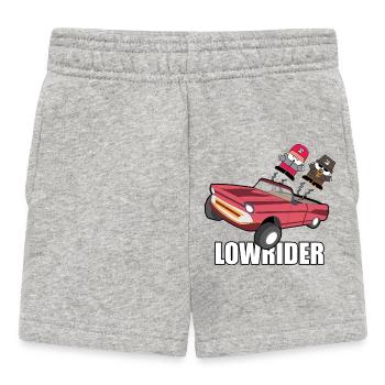 Lowrider Leap - Baby Shorts - heather grey - Front