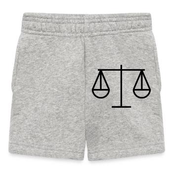 Justice Jura de la Balance - Short Bébé - gris chiné - Devant