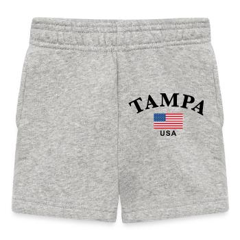 Tampa, États-Unis - Short Bébé - gris chiné - Devant