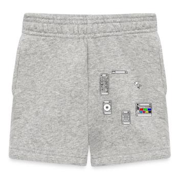 DEVISE - Short Bébé - gris chiné - Devant