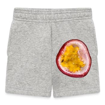 Fruit de la passion - Short Bébé - gris chiné - Devant