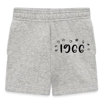 1966 Jubiläum 1966 Rückblick 1966 - Baby Shorts - Grau meliert - Vorne