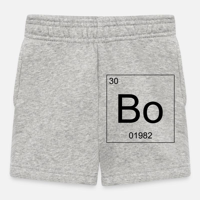 Bo - Short Bébé - gris chiné