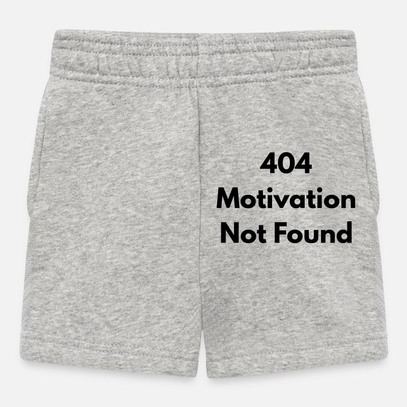404 motivation not found - Short Bébé - gris chiné
