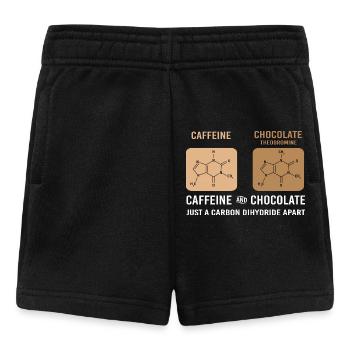 Chemie Wissenschaft Physik Labor Strukturformel - Baby Shorts - Schwarz - Vorne