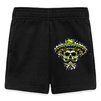 Crâne mexicain - Short Bébé - noir - Devant