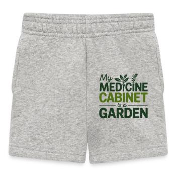 Mein Medizinschrank-Garten Naturheilkunde - Baby Shorts - Grau meliert - Vorne