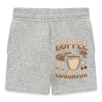 Éducateur en kinésithérapie Thérapie par le mouvement du café Amateur de café - Short Bébé - gris chiné - Devant