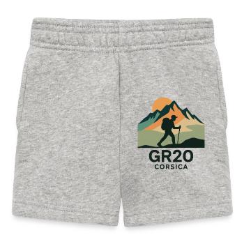 GR 20 CORSICA - Baby Shorts - heather grey - Front