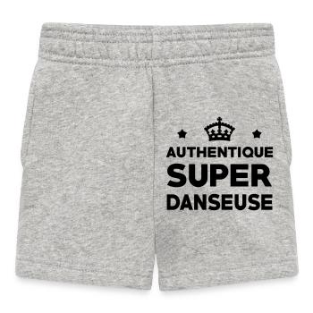 Authentischer Super-Tänzer - Baby Shorts - Grau meliert - Vorne