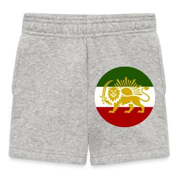 Iran libre - Short Bébé - gris chiné - Devant