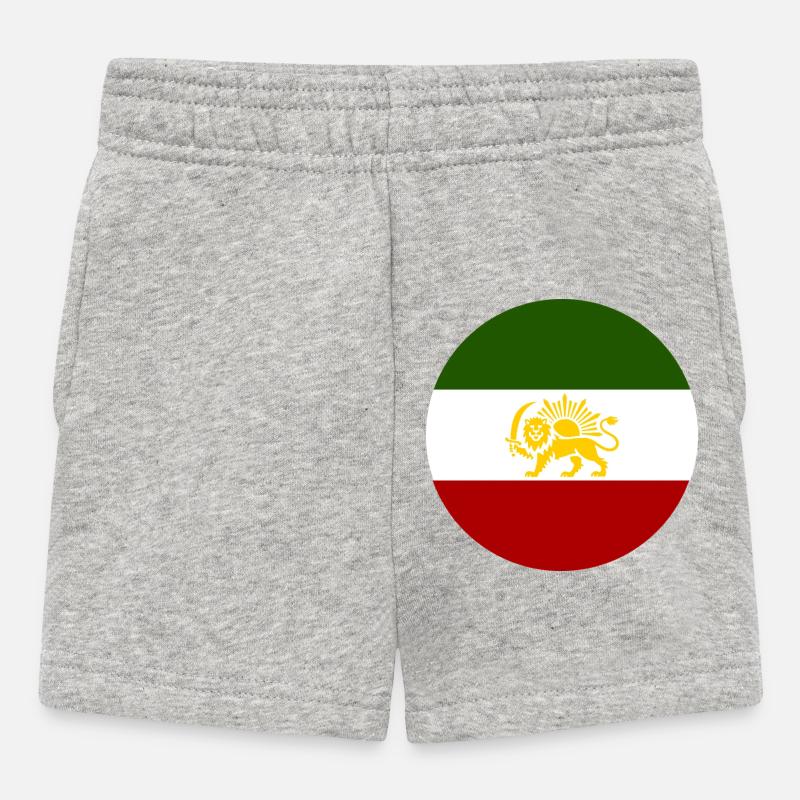 Iran libre - Short Bébé - gris chiné