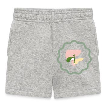 Modèle anatomique - Short Bébé - gris chiné - Devant
