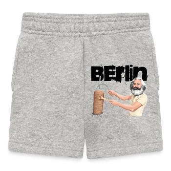 Berlin Döner Marx - Baby Shorts - Grau meliert - Vorne