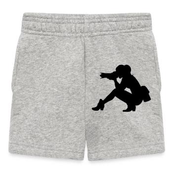 Fotografin Photographer - Baby Shorts - heather grey - Front