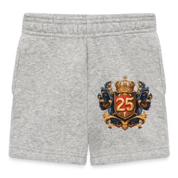 25 Nombre d’armoiries - Short Bébé - gris chiné - Devant