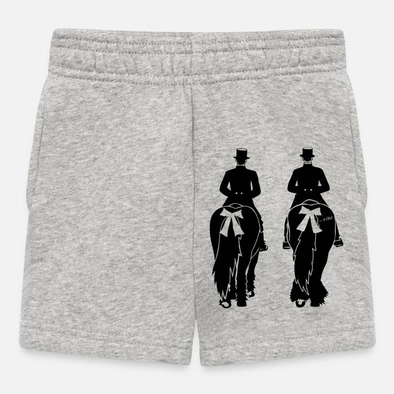 KŘIŽERJEJ ... a čěs! - Baby Shorts - Grau meliert