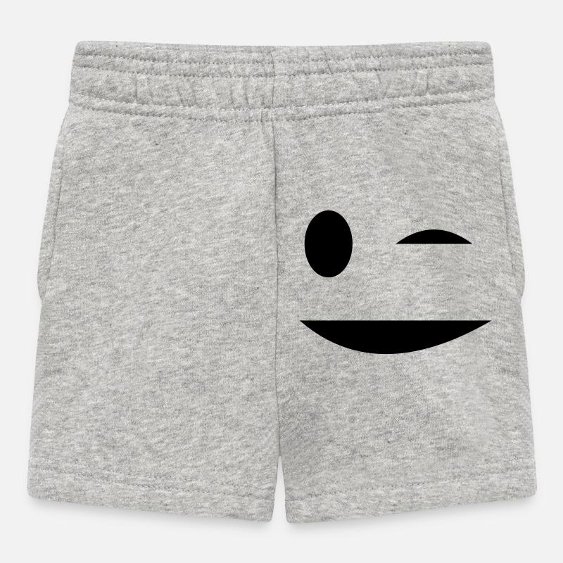 Petzauge - Short Bébé - gris chiné