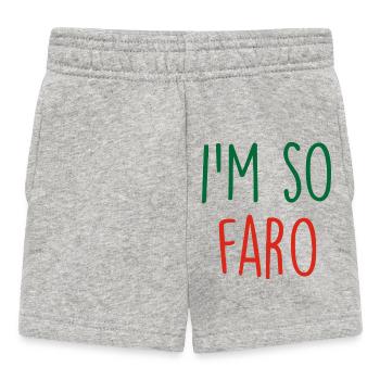 Faro Portugal - Baby Shorts - heather grey - Front