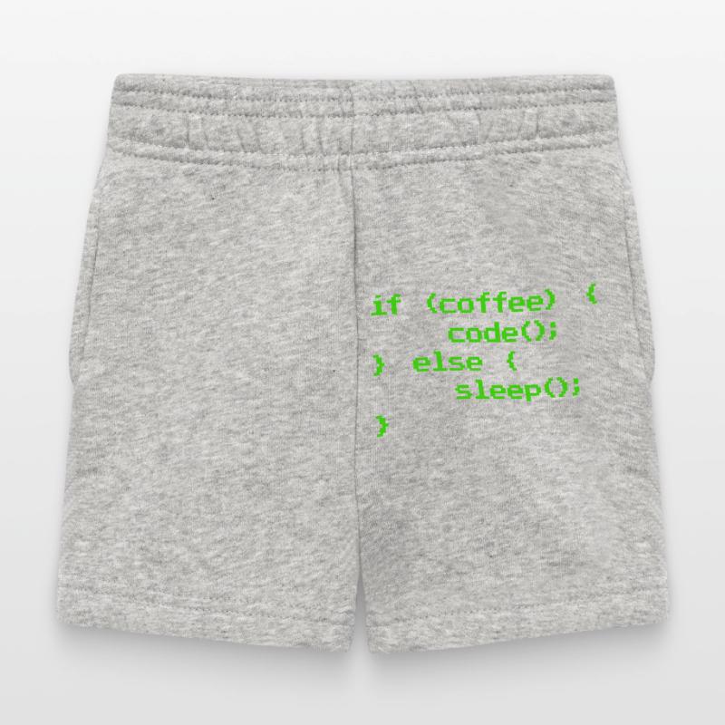 No Coffee No Code Programmer Computer Scientist Baby Shorts