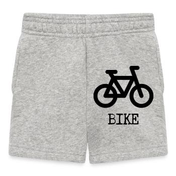 Bike - Baby Shorts - heather grey - Front