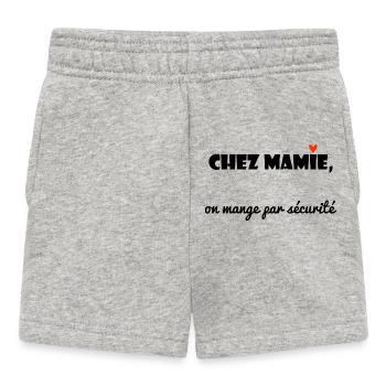 GRANNY. MAMMA. GRANDMOTHER. MOTHER'S DAY. PARTY - Baby Shorts - heather grey - Front
