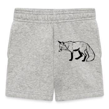 Fuchs - Baby Shorts - Grau meliert - Vorne