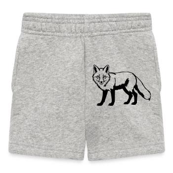 Fuchs - Baby Shorts - Grau meliert - Vorne