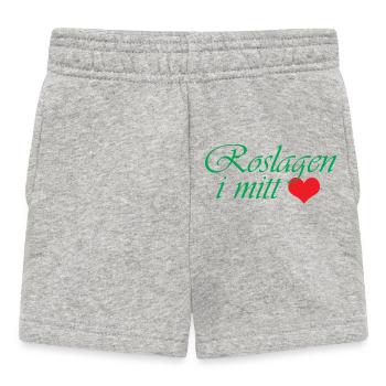 Roslagen au milieu – romance côtière en vert - Short Bébé - gris chiné - Devant