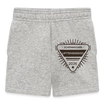 Shenanigans 2026 Badge design - Baby Shorts - heather grey - Front