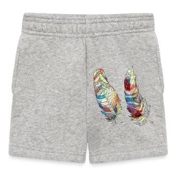 Feder - Baby Shorts - Grau meliert - Vorne