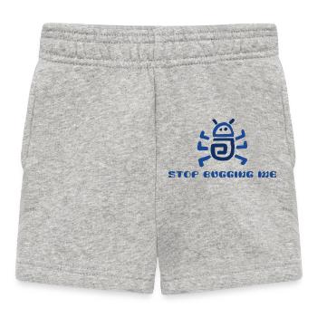 Hör auf, mich zu nerven. - Baby Shorts - Grau meliert - Vorne