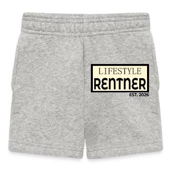 Rentner 2026 Lebensstil - Baby Shorts - Grau meliert - Vorne