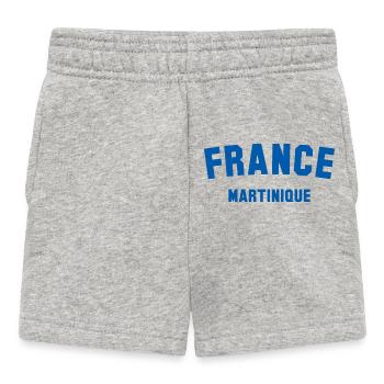 Martinique France Caribbean Karibik - Baby Shorts - Grau meliert - Vorne