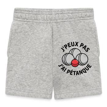 Jai Pétanque Boules Rire - Baby Shorts - heather grey - Front