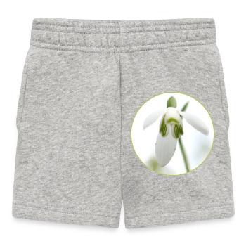 Source de la Fleur de Perce-Neige - Short Bébé - gris chiné - Devant