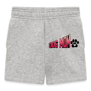 Maman chien - Short Bébé - gris chiné - Devant